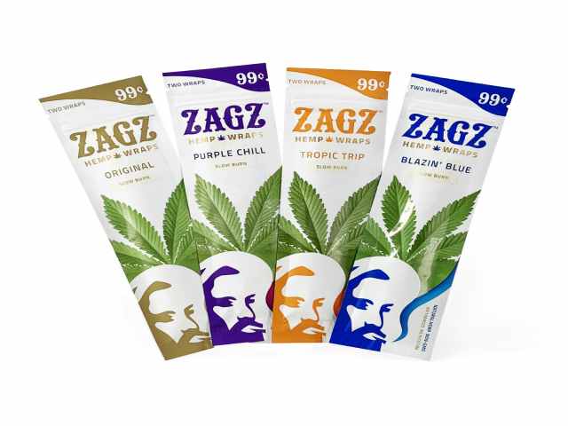 ZAGZ FLAVORED HEMP WRAPS